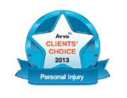 Avvo Clients' Choice 2013, Personal Injury